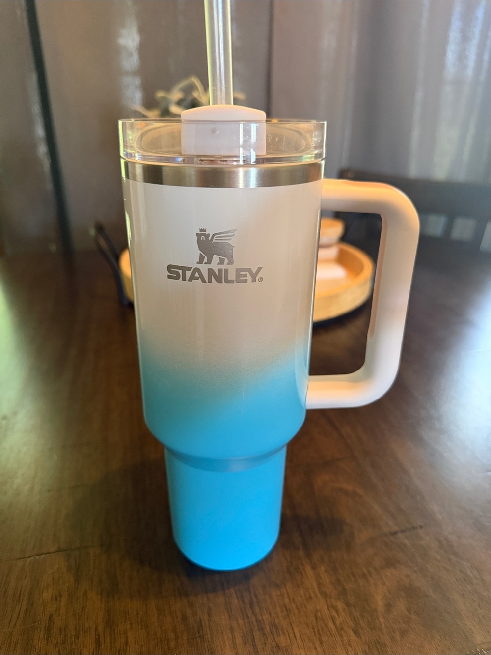 Stanley White to Blue Ombre Travel Mug with Handle